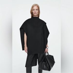 NWT COS Wool Blend Cape - O/S